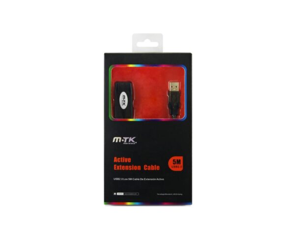 Cable USB amplificador activo USB 2.0 M/H / 5 Metros / K2627 / MTK