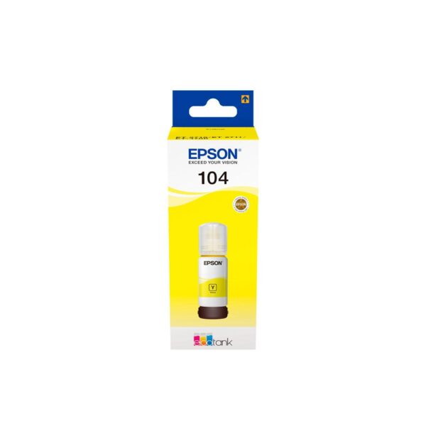 Botella Tinta Original Epson 104 Amarillo / Ecotank Et-2710