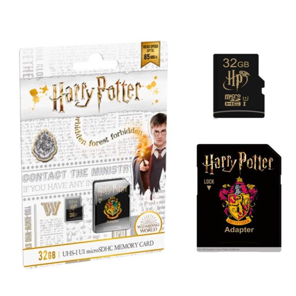Micro sd hc Emtec uhs-I 32Gb Harry Potter Gryffindor 85mb/s clase 10  Con adaptador / ECMSDM32GHC10HP01