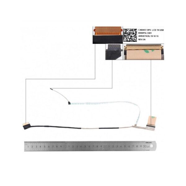 Cable flex compatible para portatil Hp 15S-FQ 40 PINES DD00P5LC040