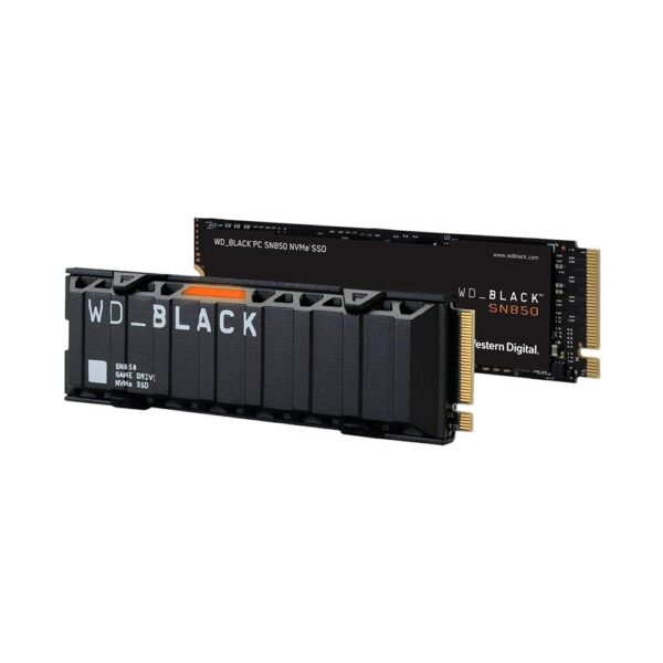 Disco Duro SSD M.2 Pcie 4.0 x4 Nvme Western Digital Black SN850 / 500GB / 7.000 Mb/s / Disipador / WDBAPZ5000BNC