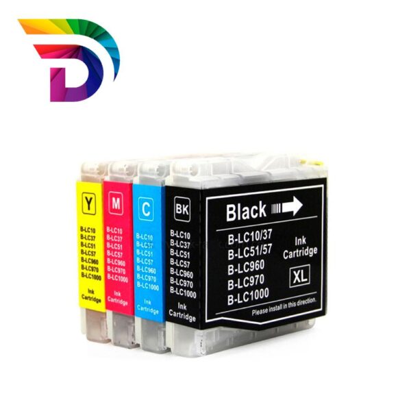 Tinta compatible Dayma para BROTHER LC970 / LC1000 Magenta 300 pag.